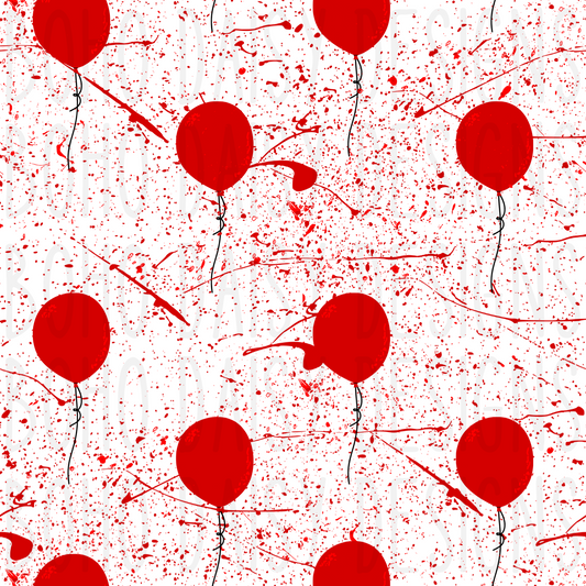 Red Balloons Seamless