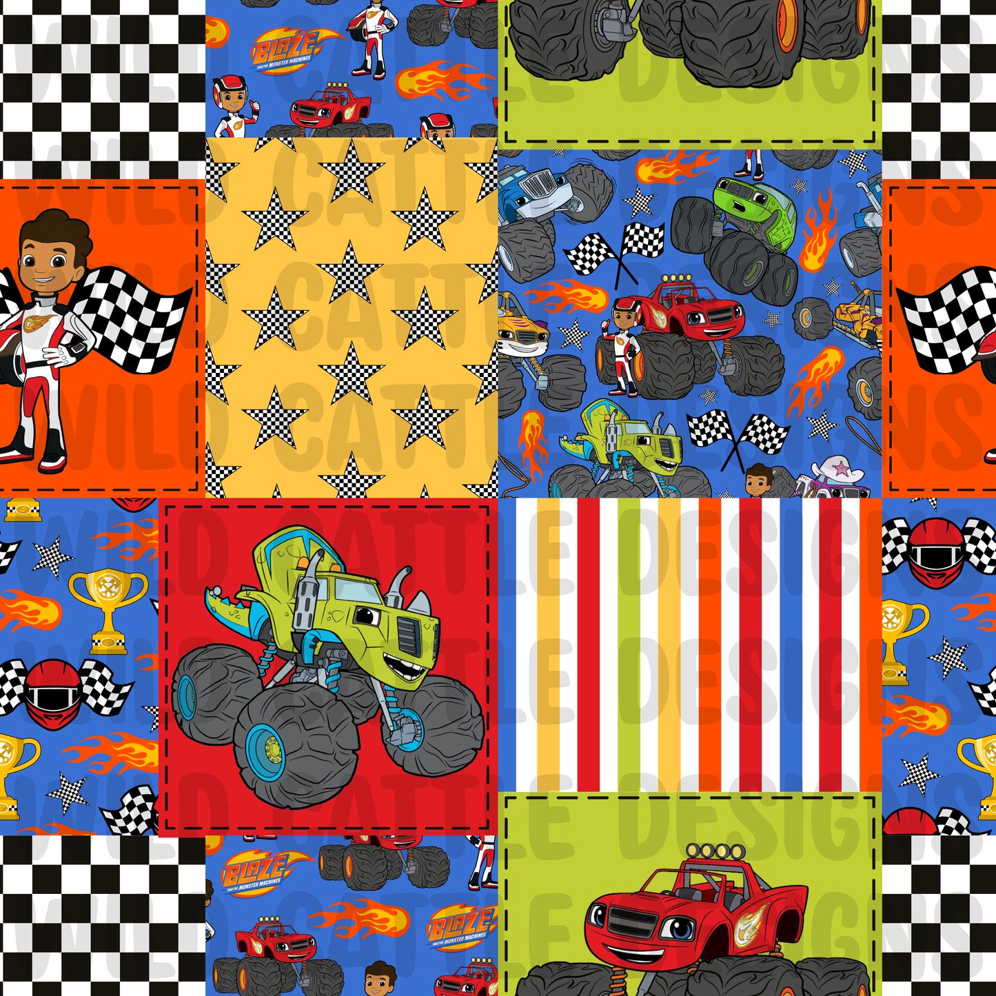 Blaze patchwork