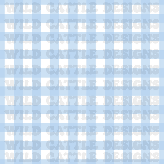 Blue dapper goose plaid seamless