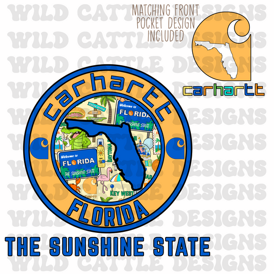 Blue Flordia png bundle