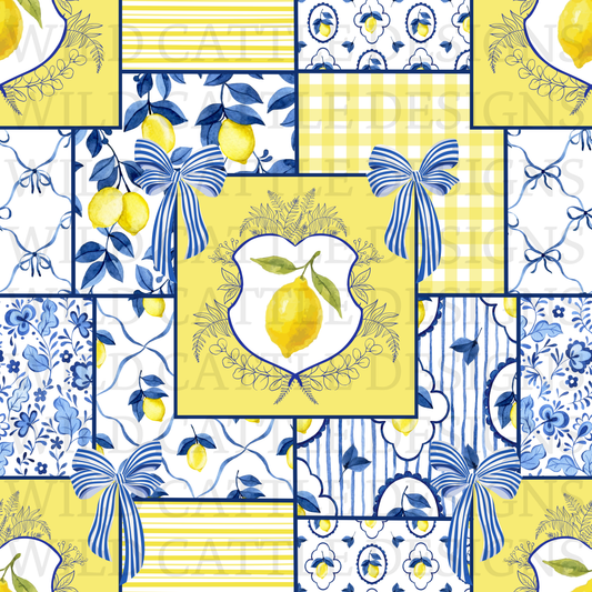 Blue Lemon patchwork