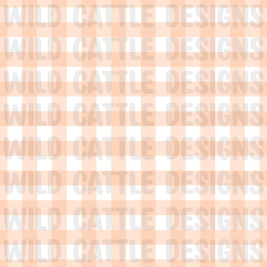 Boujee Coral plaid