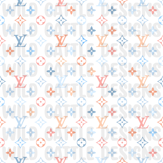 Boujee coral summer patterns