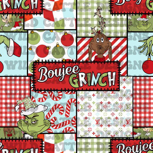 Boujee mean guy patchwork