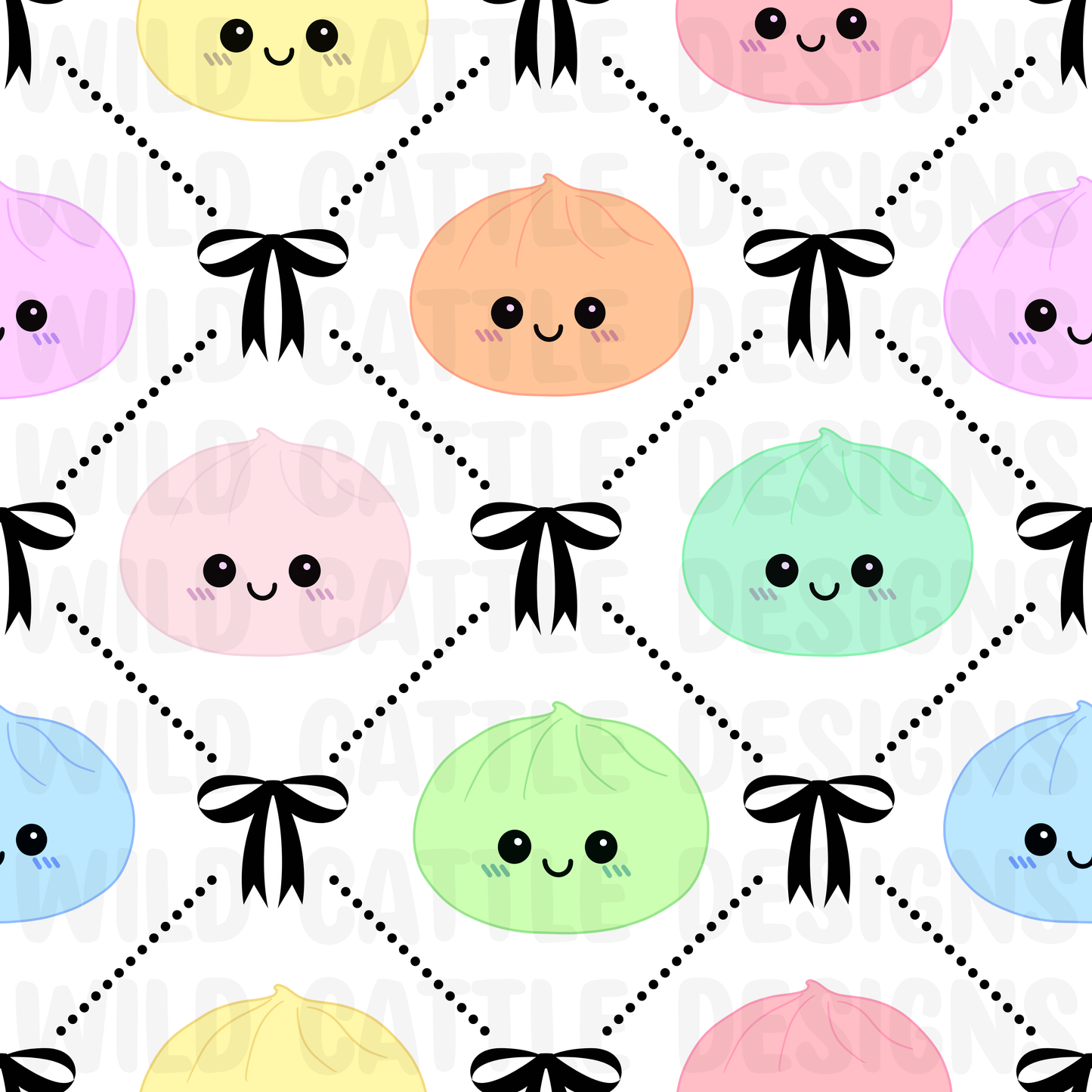 Bow dumpling seamless