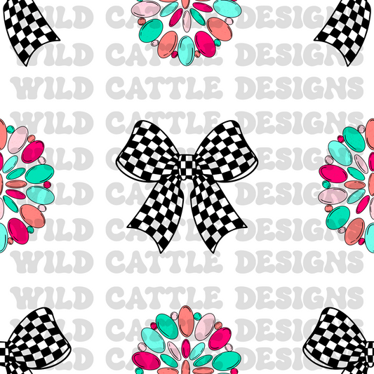 Bows and concho seamless