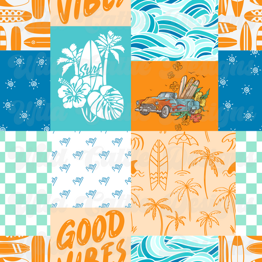 Boy Good Vibes Patchwork