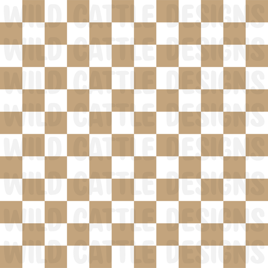 Boy saddle up for school checkers