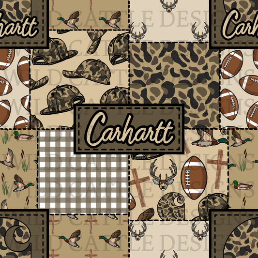 Boy things patchwork