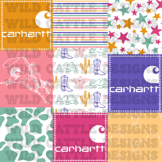 Bright and Bold Western Patchwork