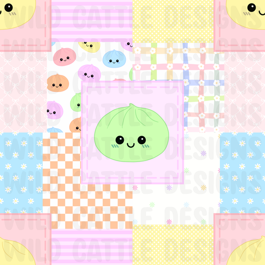 Bright dumpling patchwork