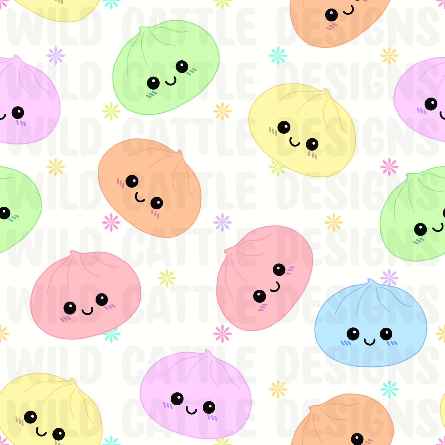 Bright dumpling seamless