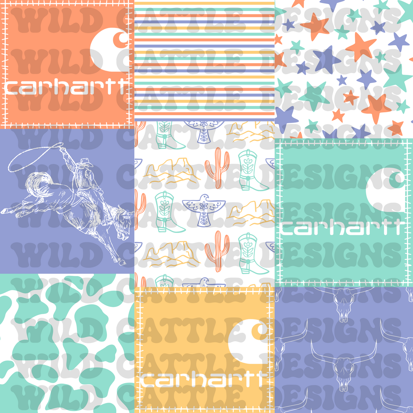 Bright Western Patchwork