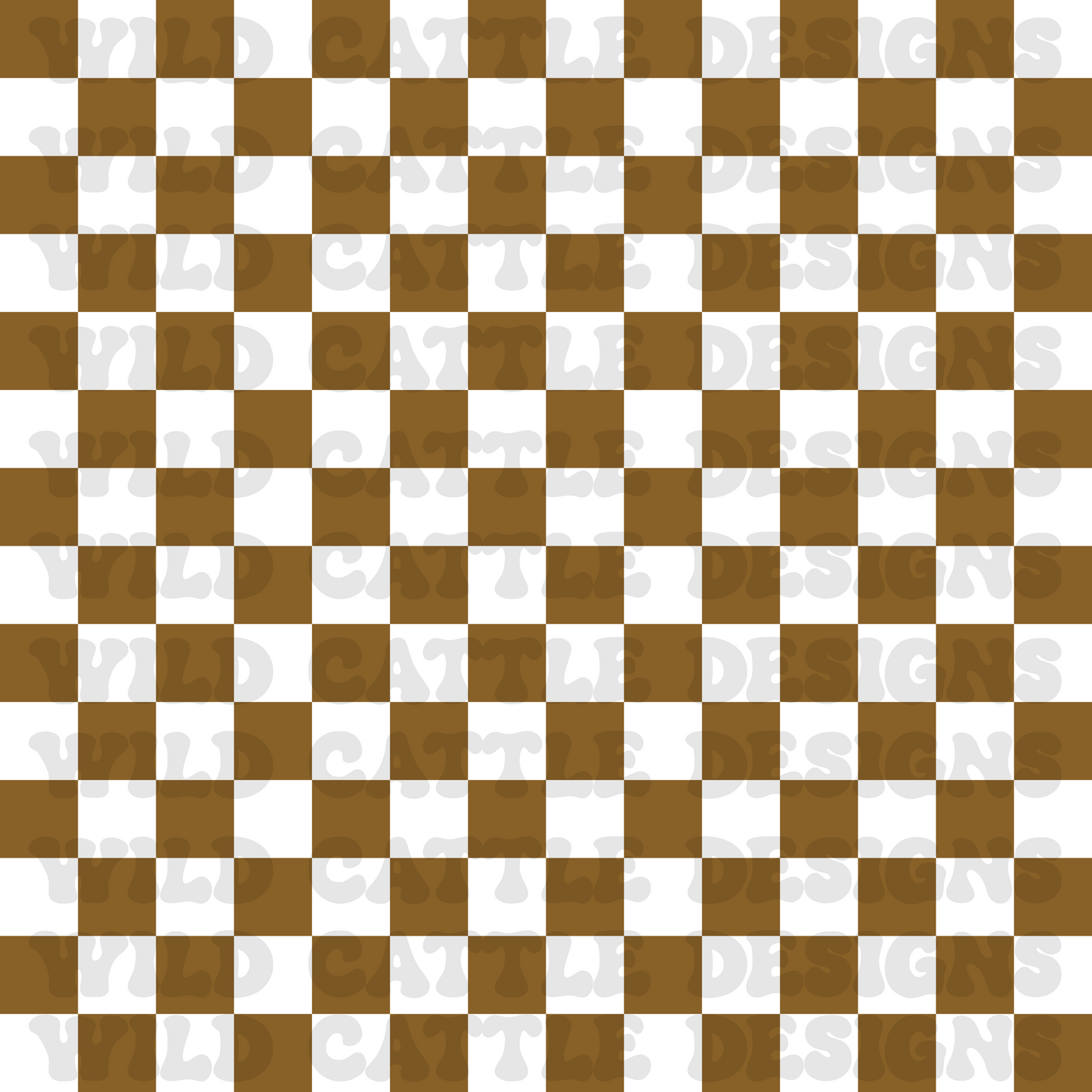 Brown stitching checker seamless