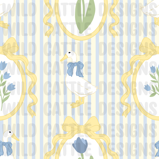 Buttercream duck frames seamless