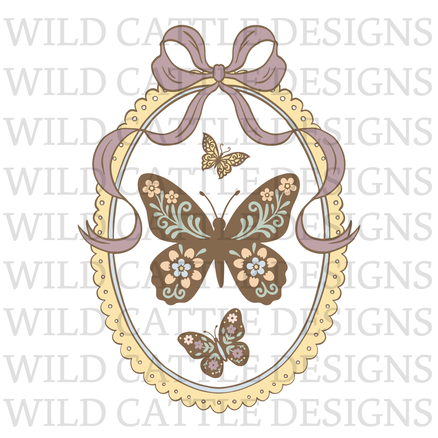 Butterflies in spring png