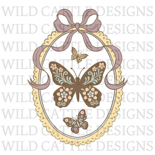 Butterflies in spring png