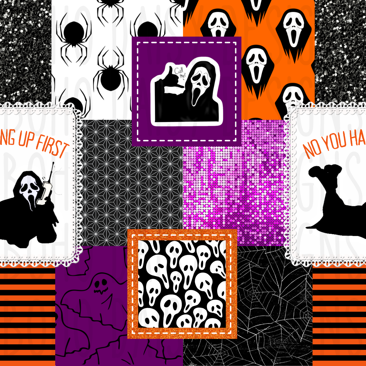 Ghost Face Patchwork