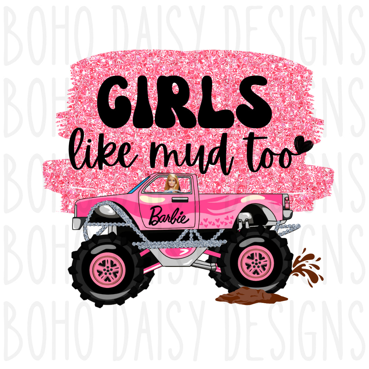 Girls Like Mud Too PNG
