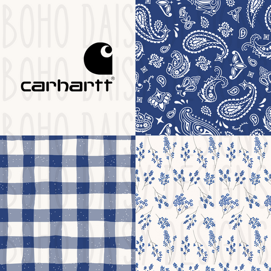 Blue Florals Seamless