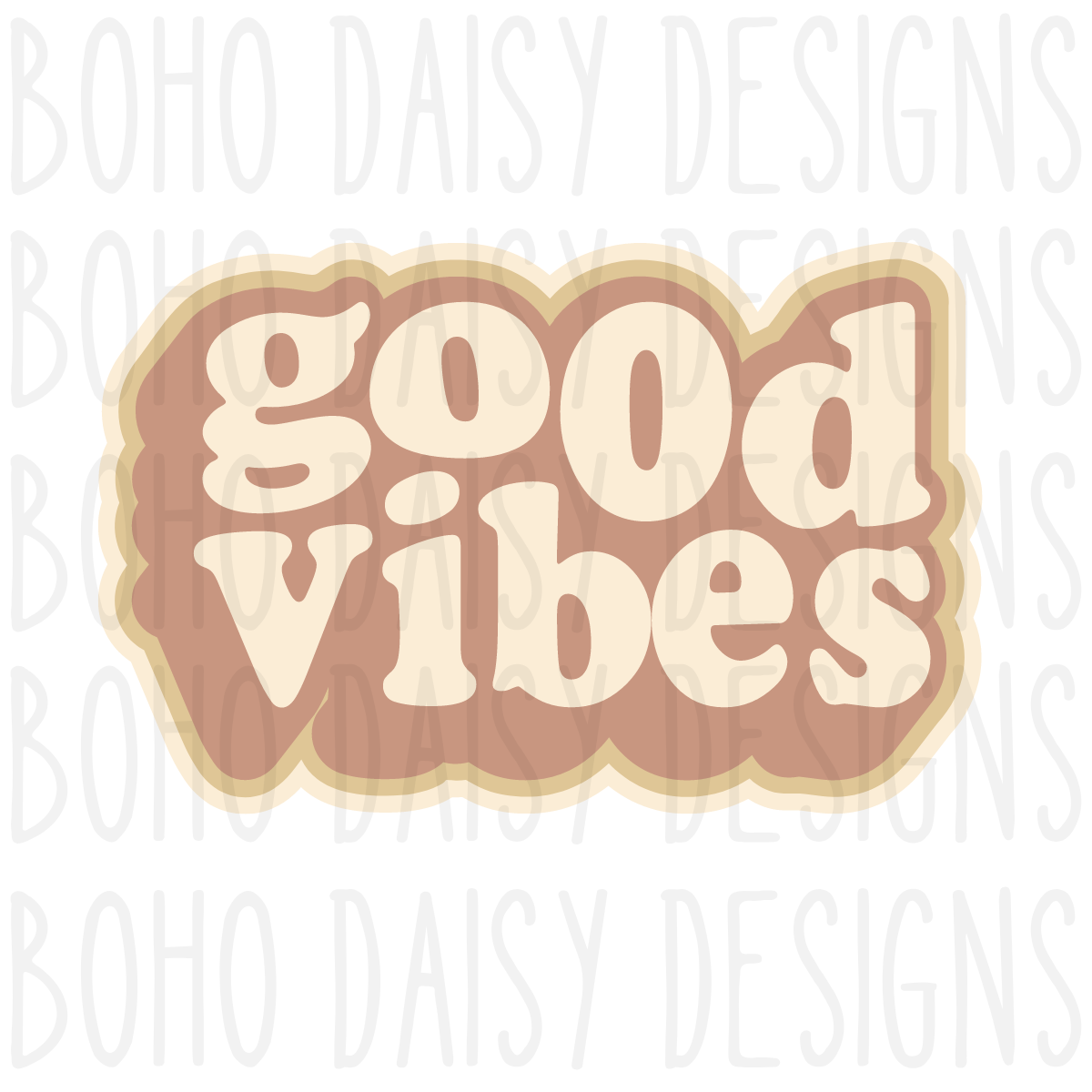 Beach Good Vibes PNG