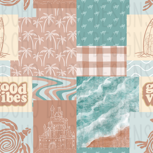 Beach Good Vibes Seamless