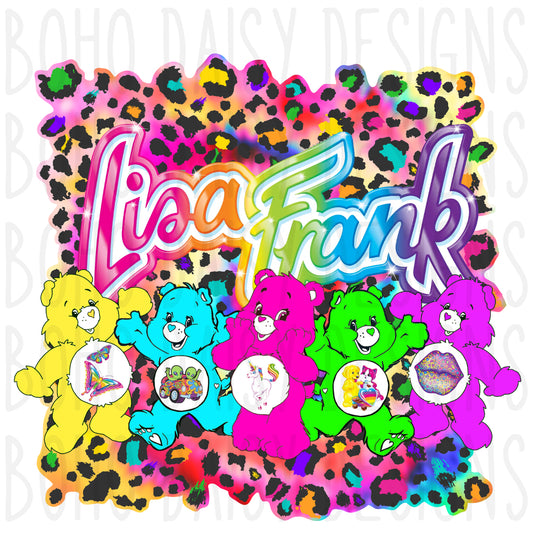LF Colorful Happy Bears PNG