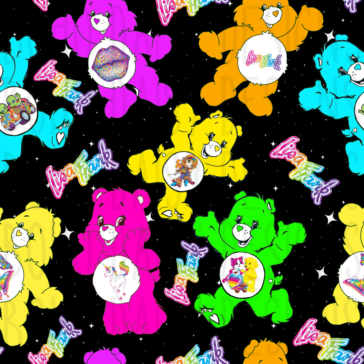 LF Colorful Happy Bears Seamless