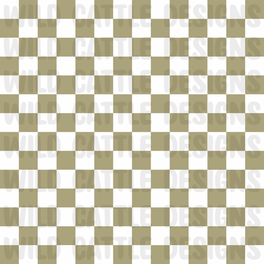 Camo checkmark green checkers