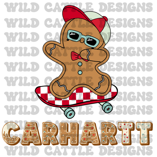 Carheart gingerbread boy png