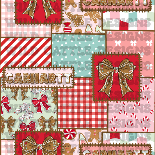 Carheart gingerbread patchwork