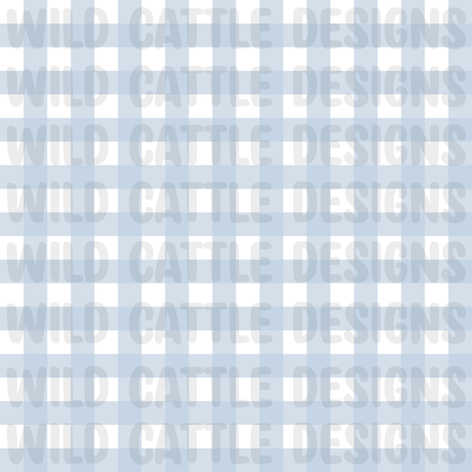 Chasing waves blue plaid