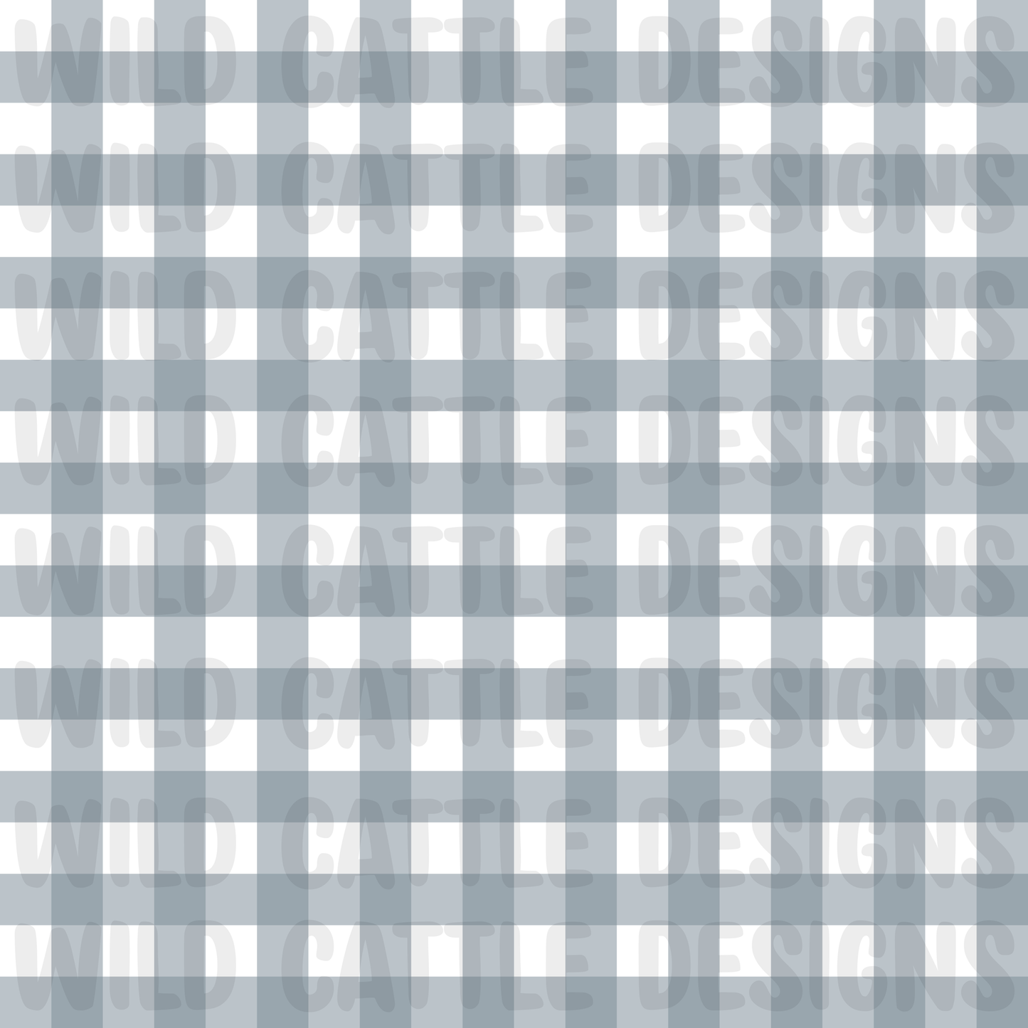 Chicken farm blue plaid