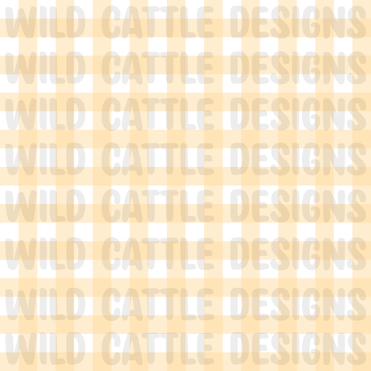 Chicken farm yellow plaid