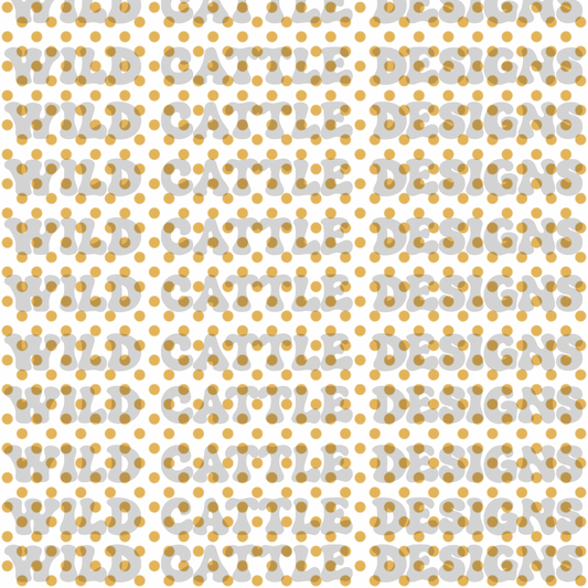 Christmas is a carousel gold dot seamless