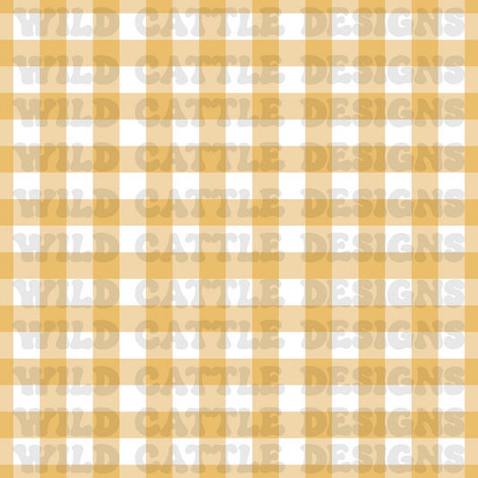 Christmas is a carousel gold plaid seamless