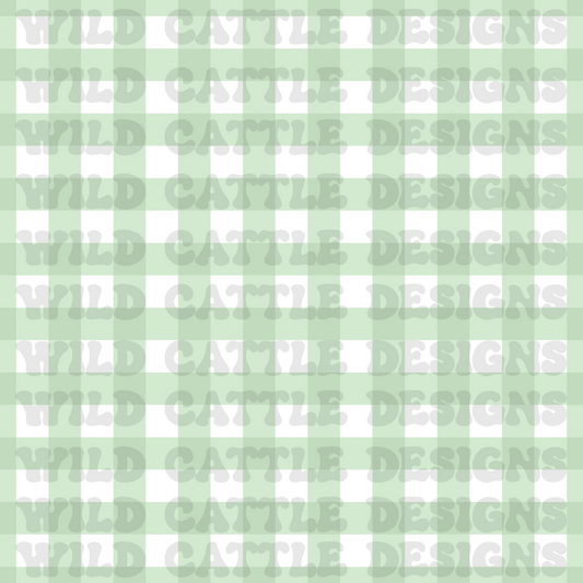 Christmas is a carousel seafoam plaid
