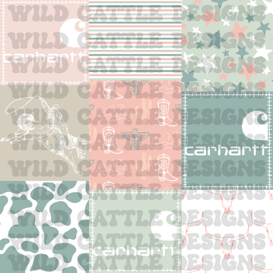 Coastal Sunset Western Patchwork