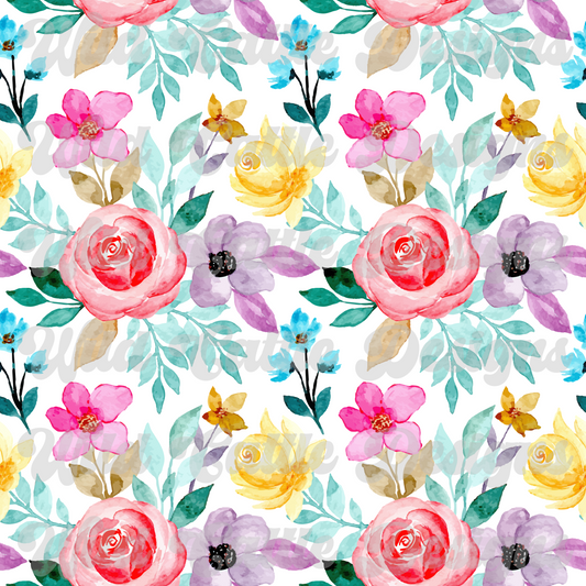 Colorful Florals Seamless
