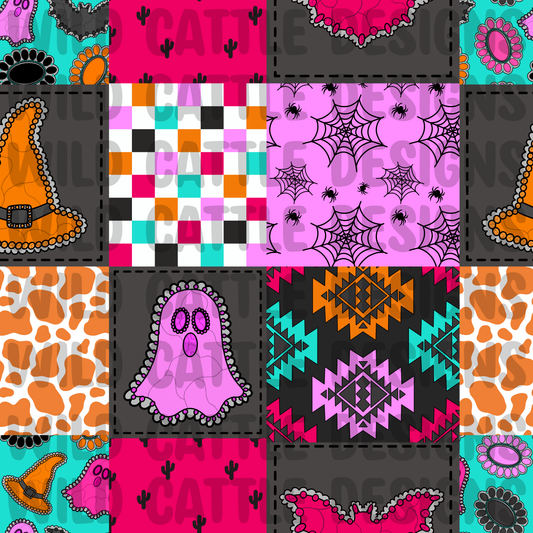 Concho Halloween patchwork