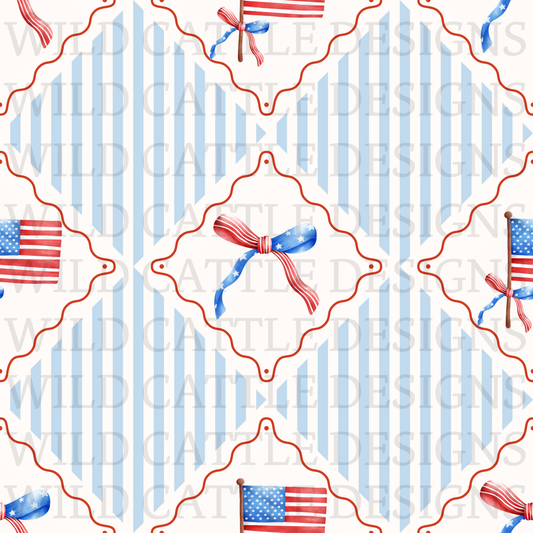 Coquette all american girl seamless