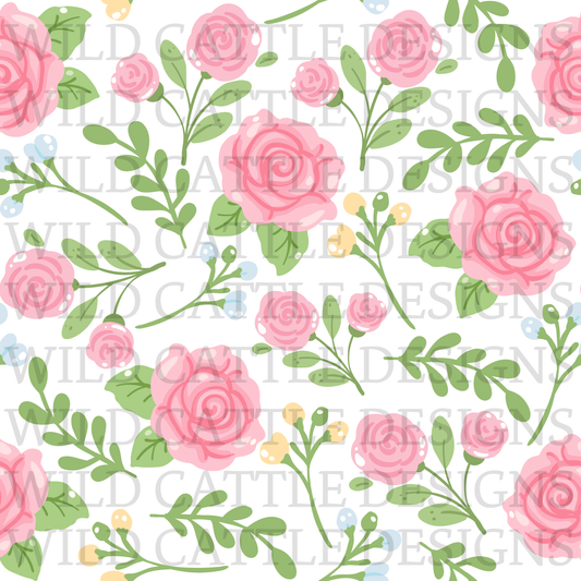 Coquette floral seamlesss