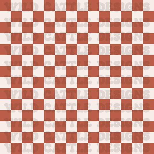 Cowboy mouse checker seamless