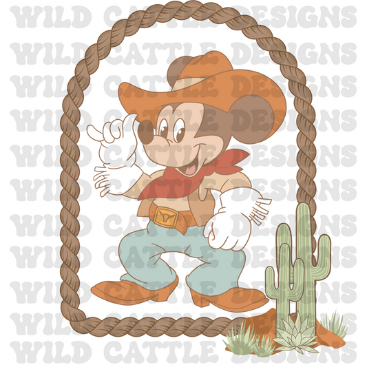 Cowboy mouse png