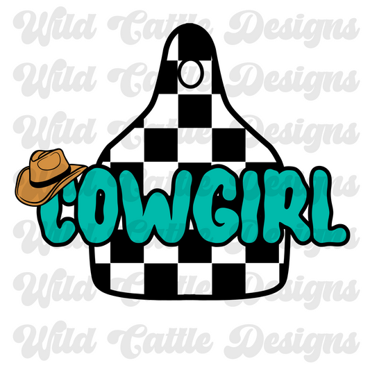 Cowgirl cowtag png