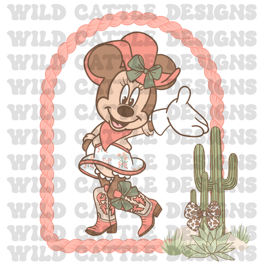 Cowgirl mouse png