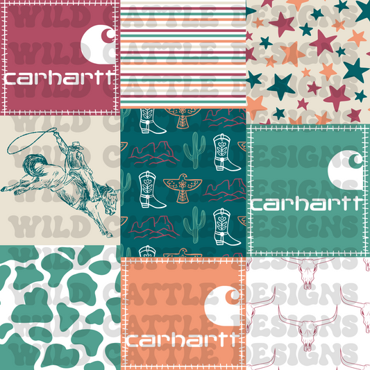 Cranberry Punch Western Patchwork