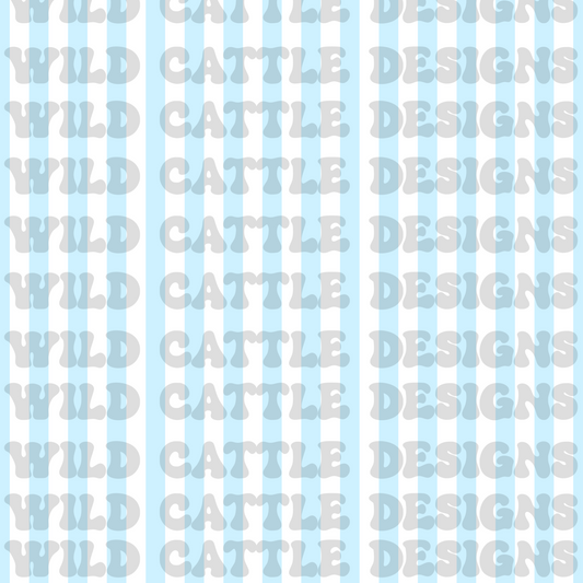 Dapper christmas duck blue stripes seamless