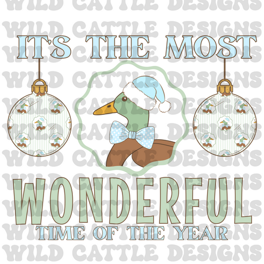Dapper duck christmas png