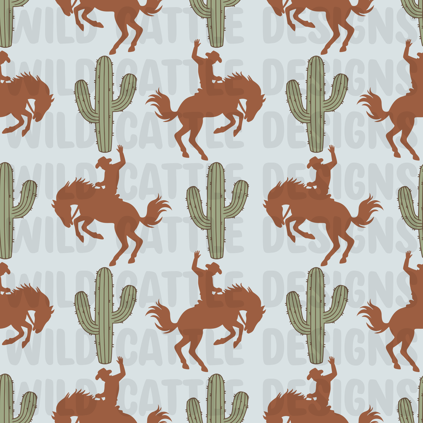 Desert cowboys seamless